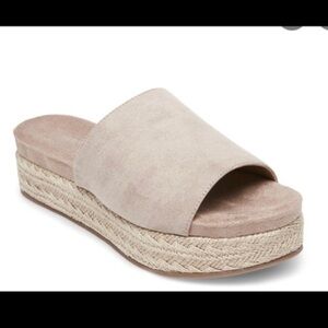 Madden Girl Tan Espadrille Slides